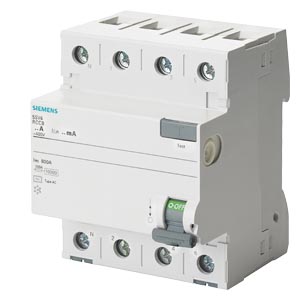 Siemens RCCB 40/300MA 4P